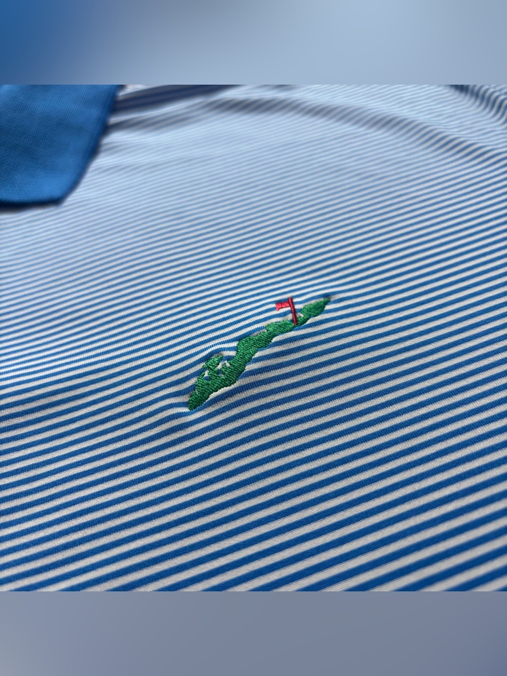 Peter Millar Summer Comfort Fishers Island Club Performance Golf Polo Shirt L - Picture 3 of 6